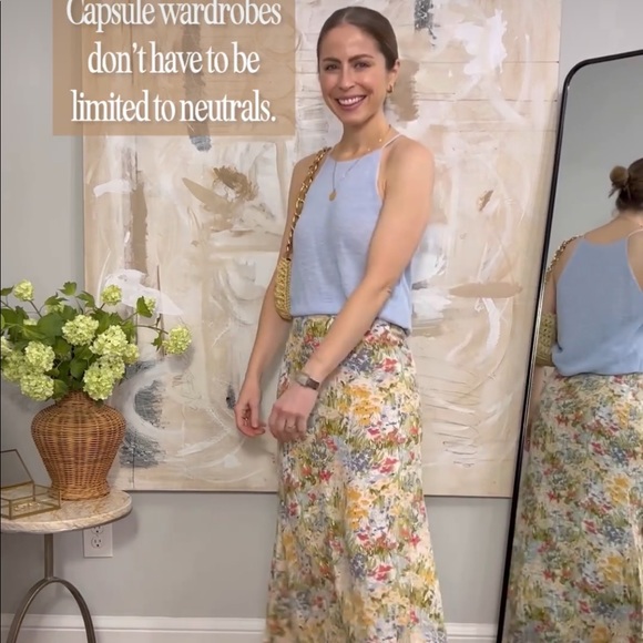 Reformation Bea Skirt Color: Countryside - Picture 15 of 16